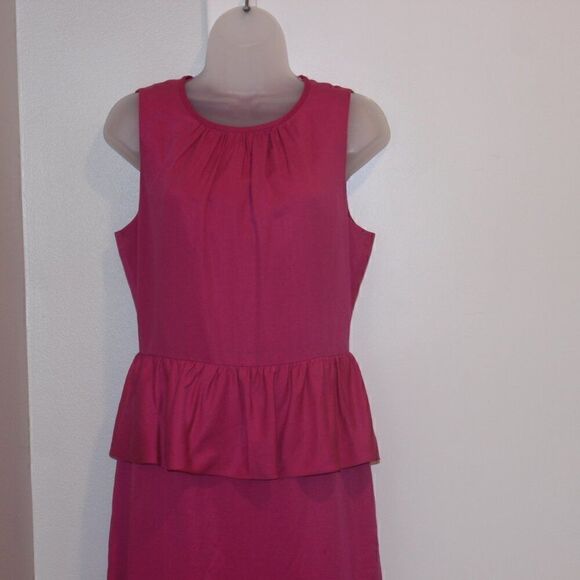 Trina Turk Kiran Pink Sleeveless Peplum Cocktail Dress Women Size 6 . - Picture 3 of 12